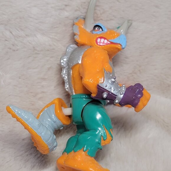 Triceraton 100% Complete Teenage Mutant Ninja Turtle TMNT Playmates 1990 Vintage - Picture 5 of 6